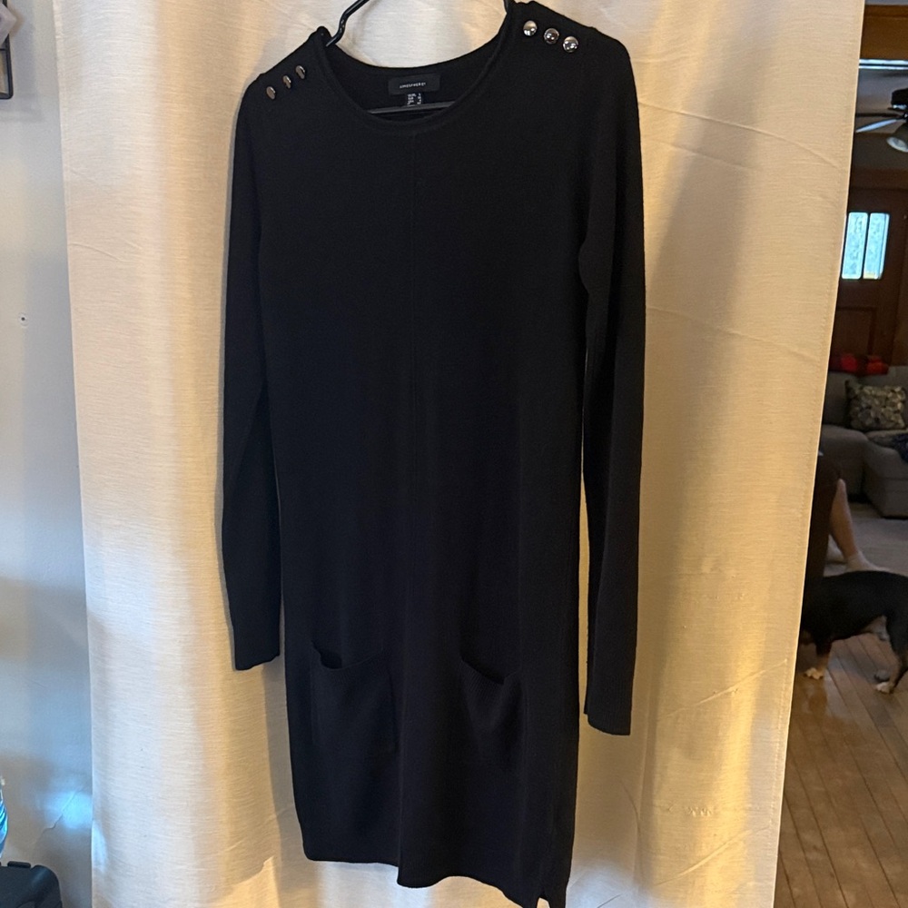 Atmosphere Black Long Sleeve Sweater/Dress